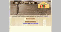 Desktop Screenshot of holzinform-gmbh.de